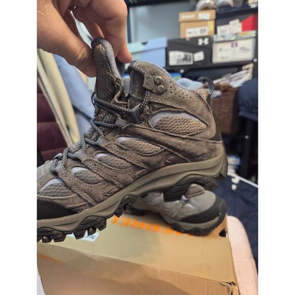 Merrell Women's "Moab 3 Mid Waterproof Hiking Boot" Size 6.5 - NEW - Picture 11 of 16